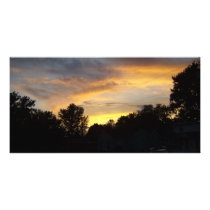 Kentucky Sunset Personalized Photo Card