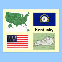 Kentucky USA postcards