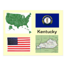 Kentucky USA Postcards
