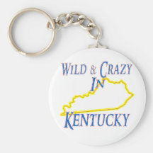 Kentucky - Wild and Crazy Keychain