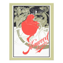 Kenwood Bicycles Art Nouveau Announcements