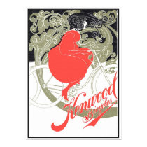 Kenwood Bicycles Art Nouveau Poster posters
