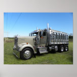 Kenworth W900L Dumper Poster