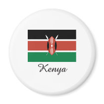 Kenya Flag Design magnets