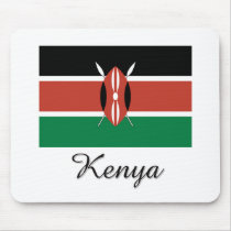 Kenya Flag Design mousepads