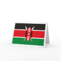 Kenya Flag Greeting Card