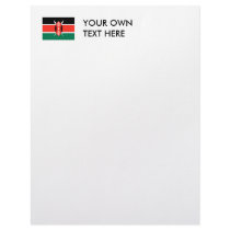 Kenya Flag letterhead