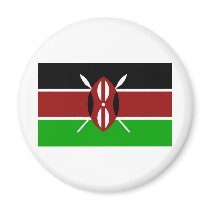 Kenya Flag Fridge Magnet