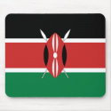 Kenya Flag Mousepad by FlagAndMap Kenya Flag Mousepad