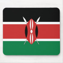 Kenya Flag Mousepad by FlagAndMap Kenya Flag Mousepad