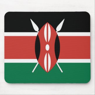 Kenya Flag Mousepads