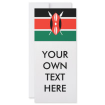 Kenya Flag Rack Cards