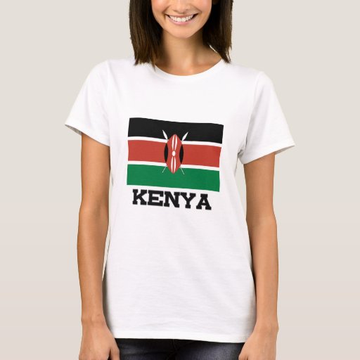 Kenya Flag TShirt Zazzle