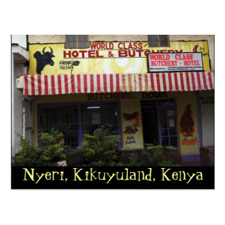 Kenya Funny Sign Postcard
