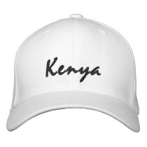 Kenya hat Custom embroidered hats by African_Urban Kenya hat Custom embroidered hats
