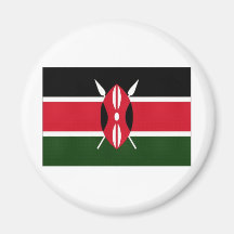 Kenya National Flag Magnets