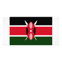 Kenya National Flag photo cards