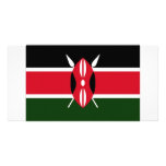 Kenya National Flag Personalized Photo Card