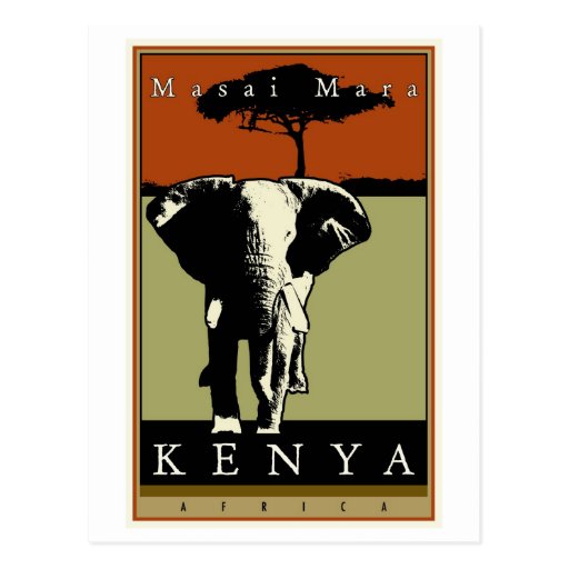 Kenya Postcard Zazzle