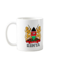 Kenyan Emblem mugs by FlagStore Kenyan Emblem mugs
