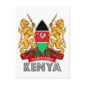 Kenyan Emblem postcards by FlagStore Kenyan Emblem postcards