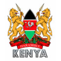 Kenyan Emblem t-shirts by FlagStore Kenyan Emblem t-shirts
