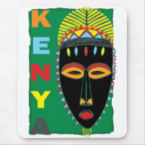 KENYAN MASK mousepads