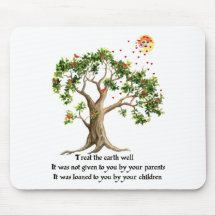 Kenyan Nature Proverb Mouse Pads