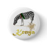 Kenyan "Wild ass" Gold Series Pinback Button