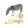 Kenyan "Wild ass" Gold Series Stickers