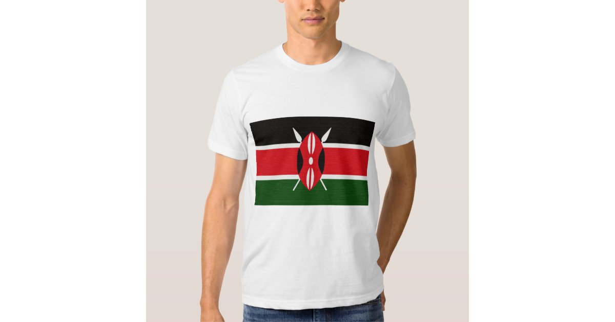 Kenya's Flag T Shirt Zazzle