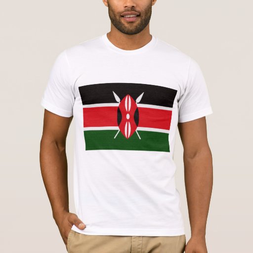 Kenya's Flag TShirt Zazzle