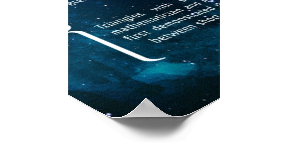 Kepler Triangle Poster | Zazzle
