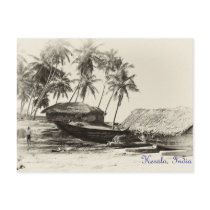 Kerala fishing village postcards