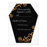 Keranda Ebony (Amber) RSVP Card Personalized Invite