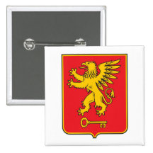 Kerch City COA, Crimea, Ukraine Pinback Button