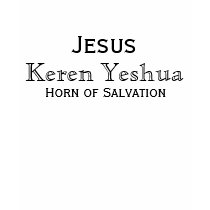 Keren Yeshua, Jesus, Horn of Salvation t-shirts