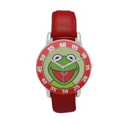 Kermit the Frog Cartoon Head Wristwatch