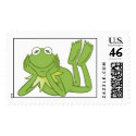 Kermit the Frog lying down Disney stamp