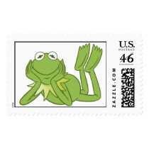 Kermit the Frog lying down Disney Postage Stamp