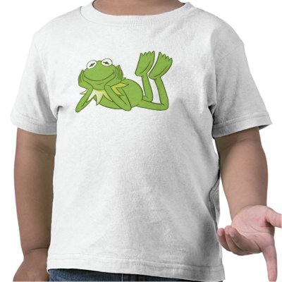 Kermit the Frog lying down Disney t-shirts
