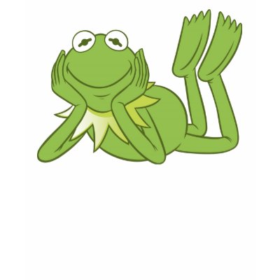Kermit the Frog lying down Disney t-shirts
