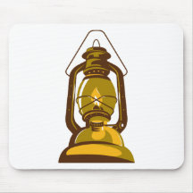 kerosene oil lamp retro mousepad