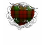 Kerr Tartan Heart