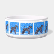 Kerry Blue Terrier Dog Bowl pet bowls