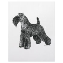 Kerry Blue Terrier Letterhead