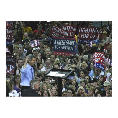 Kerry Campaigns in Reno Posters by daysrays