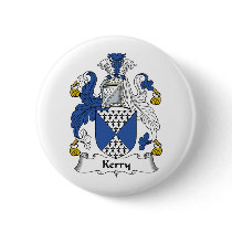 Kerry Family Crest buttons
