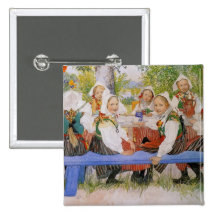 Kersti's Birthday 1909 Pinback Buttons
