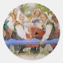 Kersti's Birthday 1909 Round Stickers
